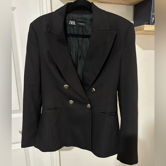 Zara Tailored Double Breasted Blazer - Picture 2 of 4